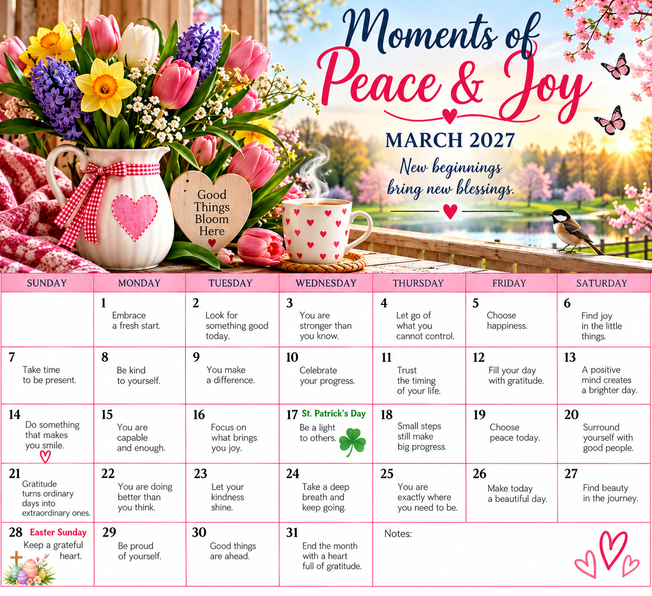 March 2027 Spring Blossoms Calendar.png