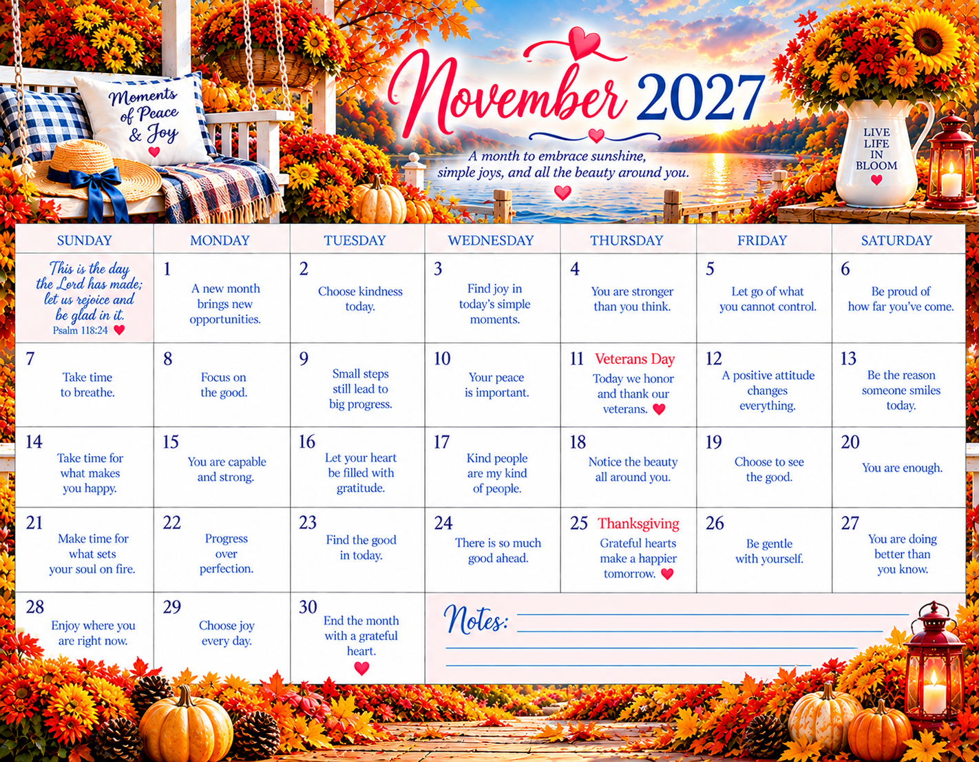 November 2027 Lakeside Autumn Calendar.png