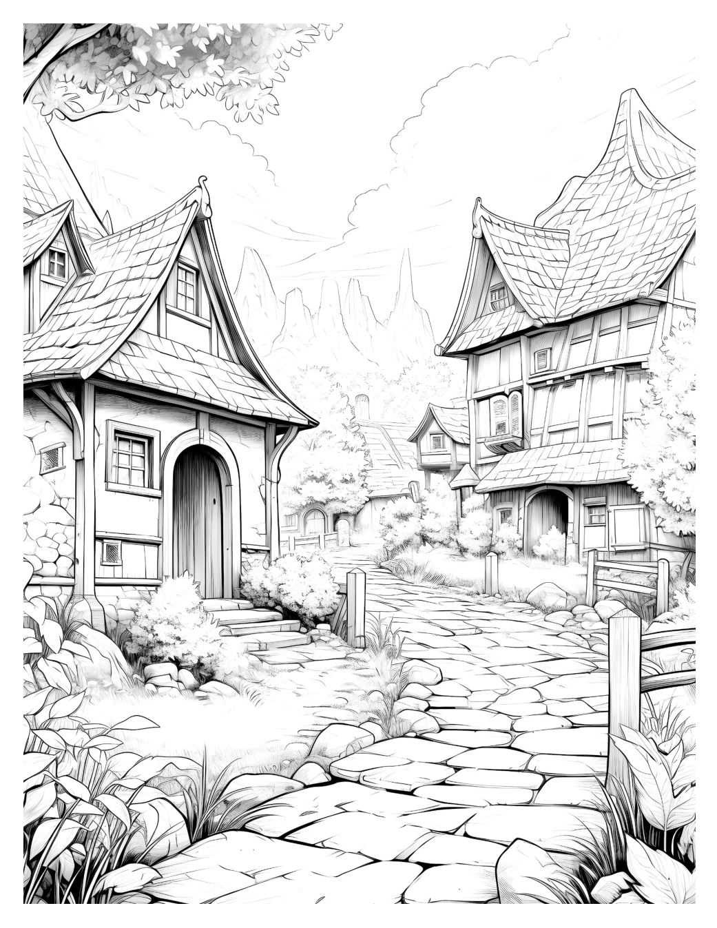 Funny_Houses_Volume_17_Sample_2_Medieval_Villages.png