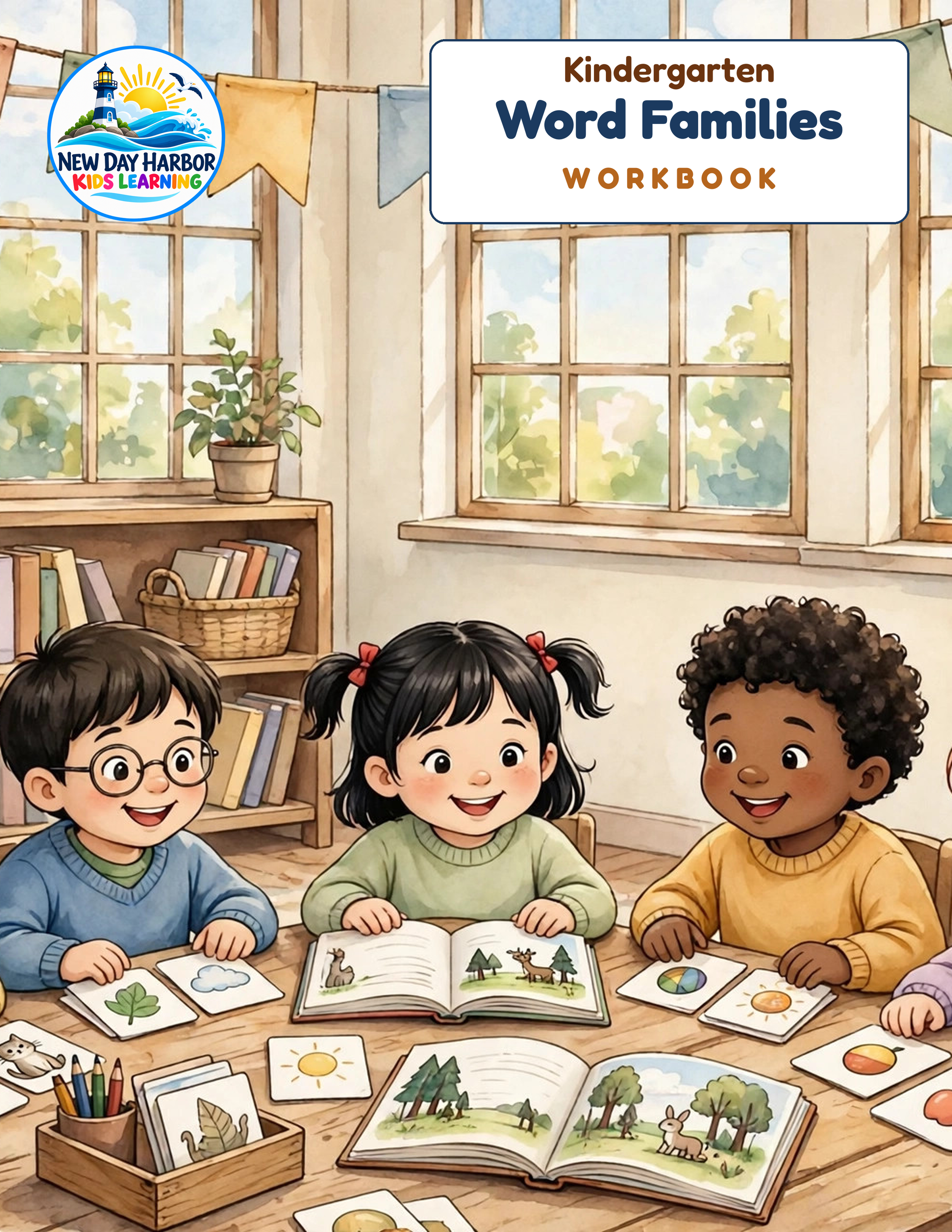 Kindergarten Word Families Workbook