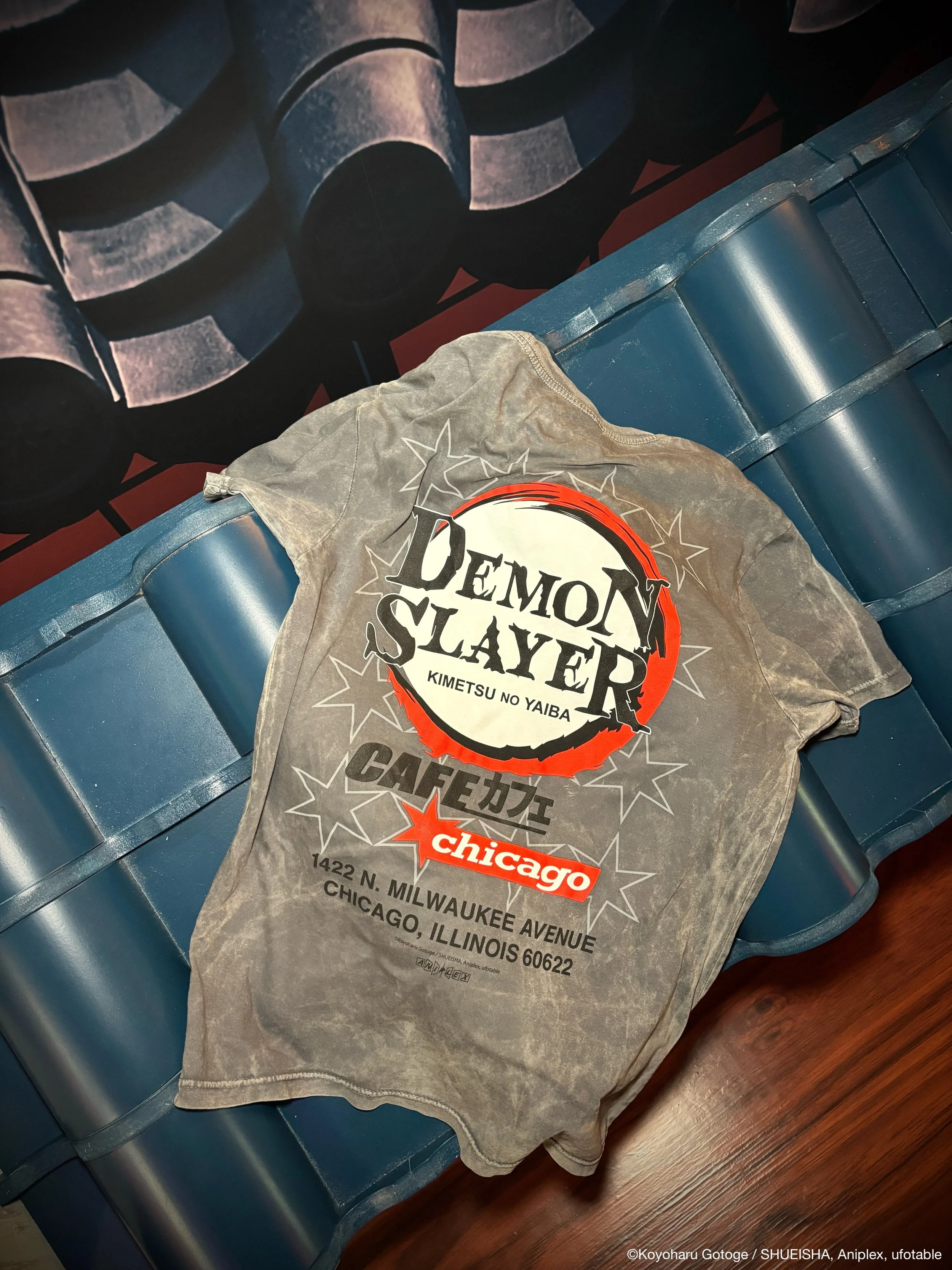 Chicago exclusive, made for Demon Slayer Cafe 🏙️
 
Available only at our Chicago location while supplies last.

We&rsquo;re officially open through October, so there&rsquo;s still plenty of time to visit!

📍 1422 N Milwaukee Ave, Chicago
Sun&ndash;