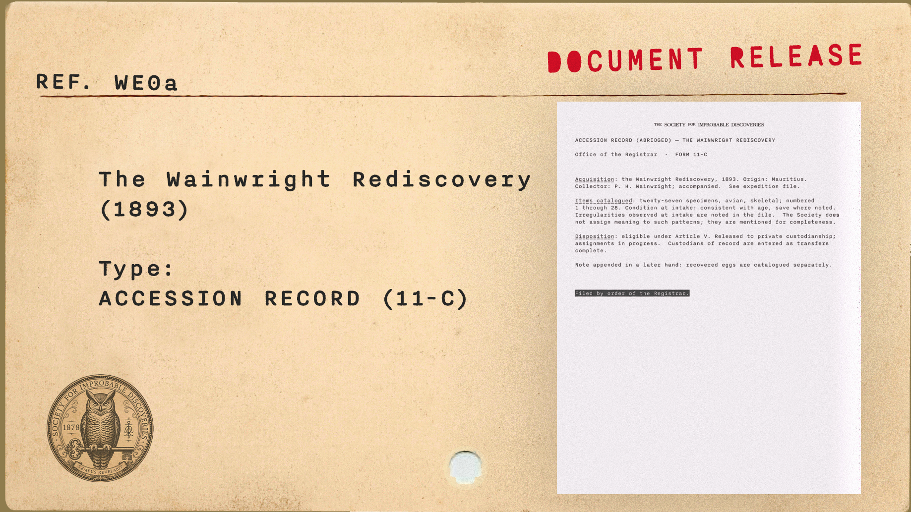 Wainwright Rediscovery AR