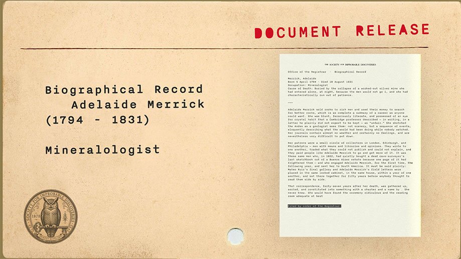 Merrick, Adelaide Biographical Record