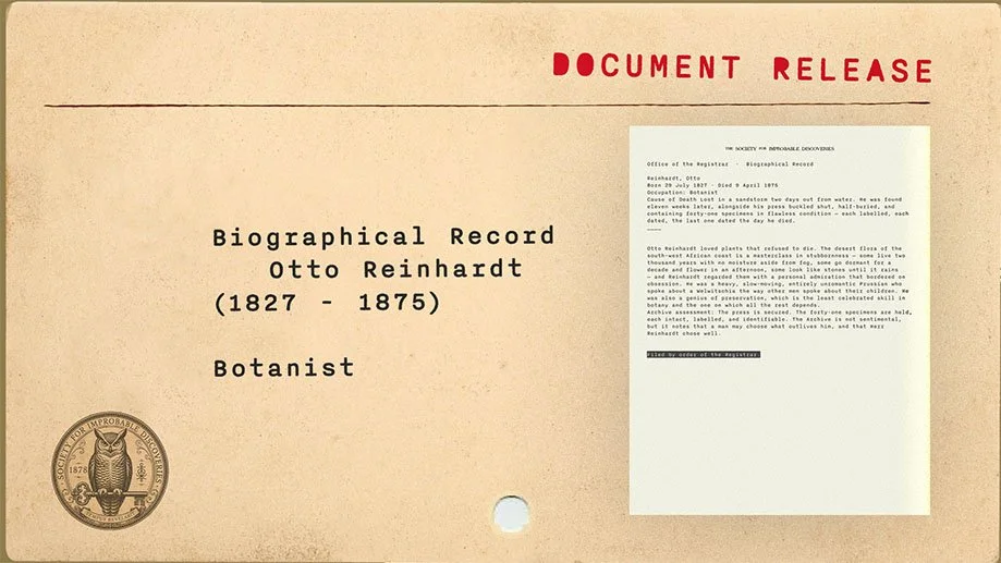 Reinhardt Biographical Record