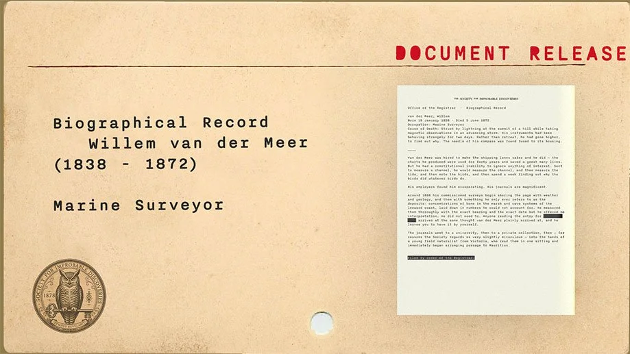 van der Meer Biographical Record