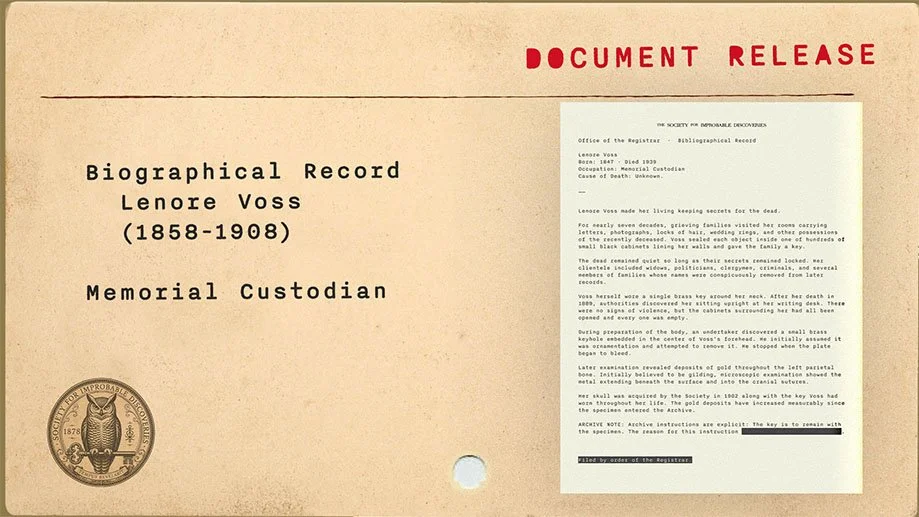 Voss Biographical Record