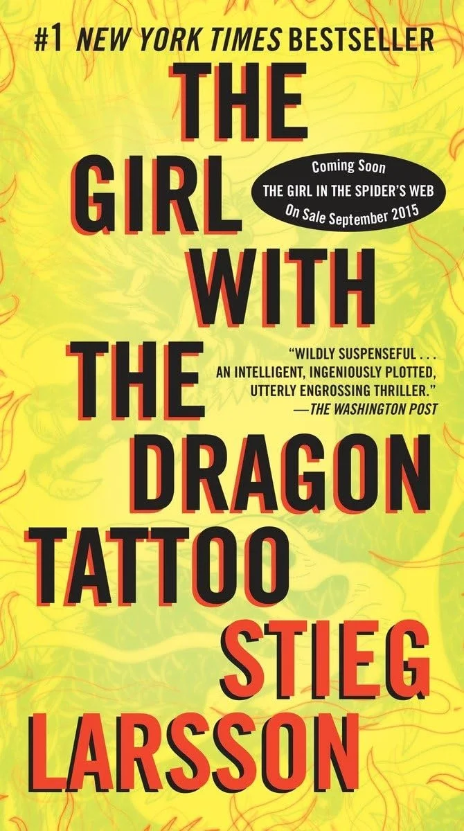 The Girl with the Dragon Tattoo by Stieg Larsson book cover
