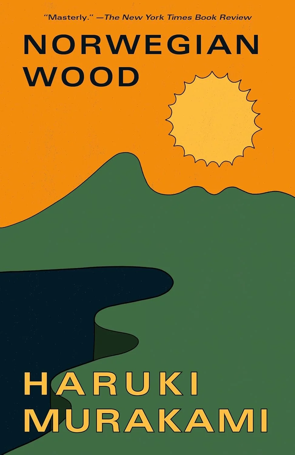 Book cover for 'Norwegian Wood' by Haruki Murakami