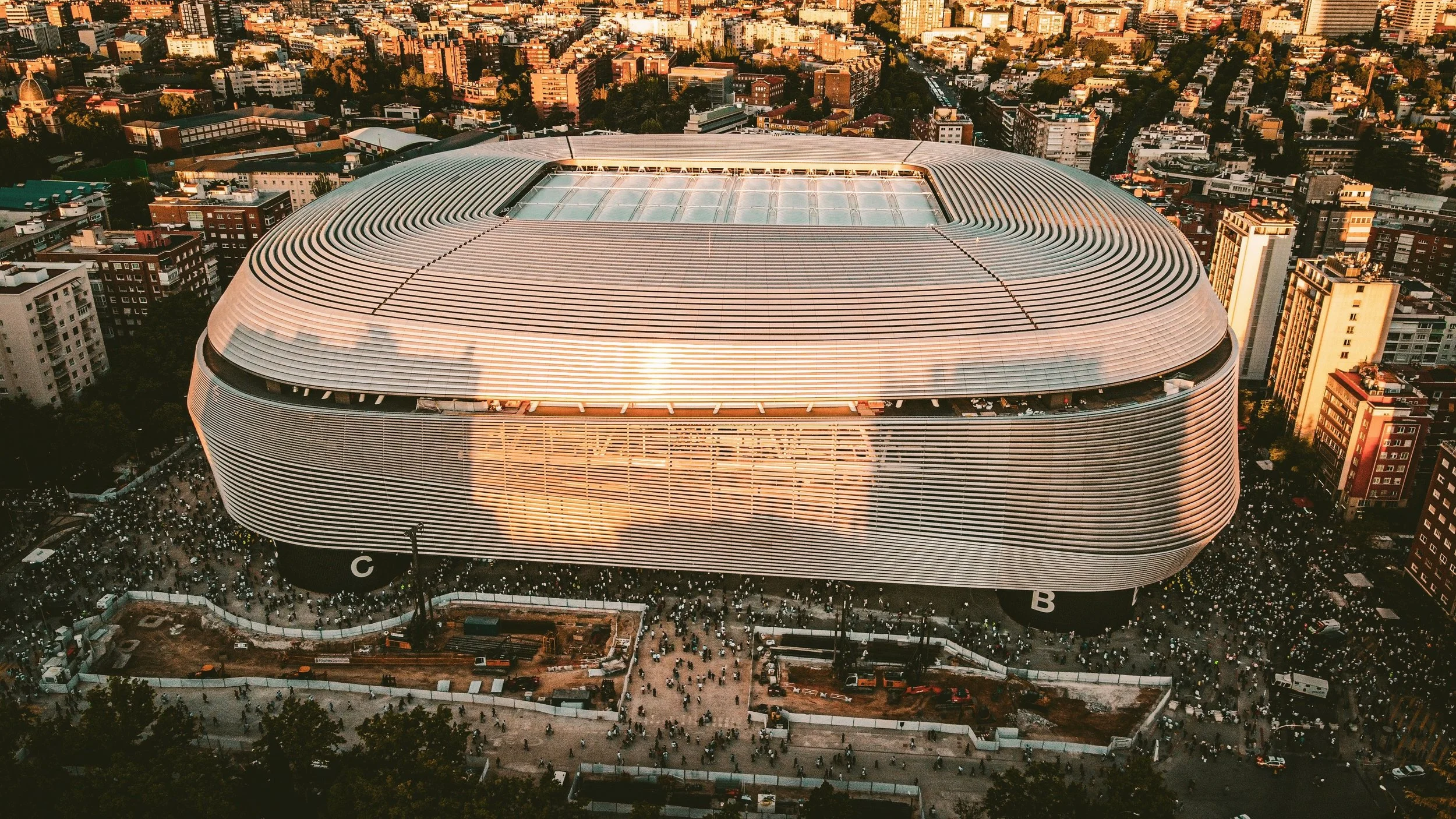 Real Madrid's Santiago Bernabéu stadium