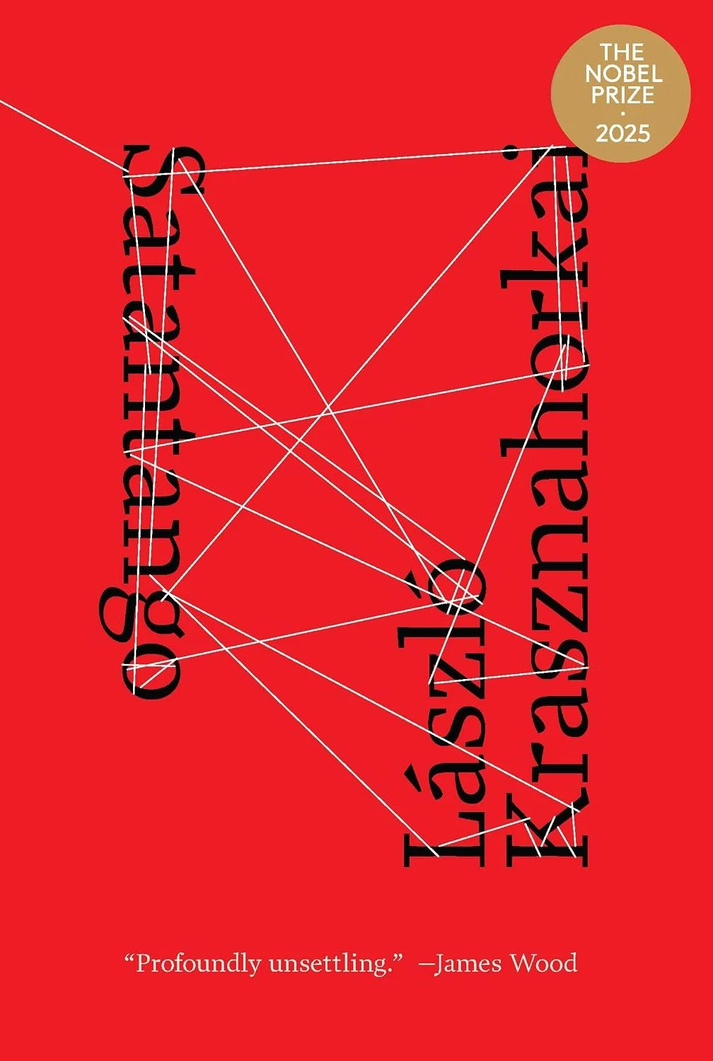 Cover of Satantango by László Krasznahorkai, the Nobel Prize 2025.