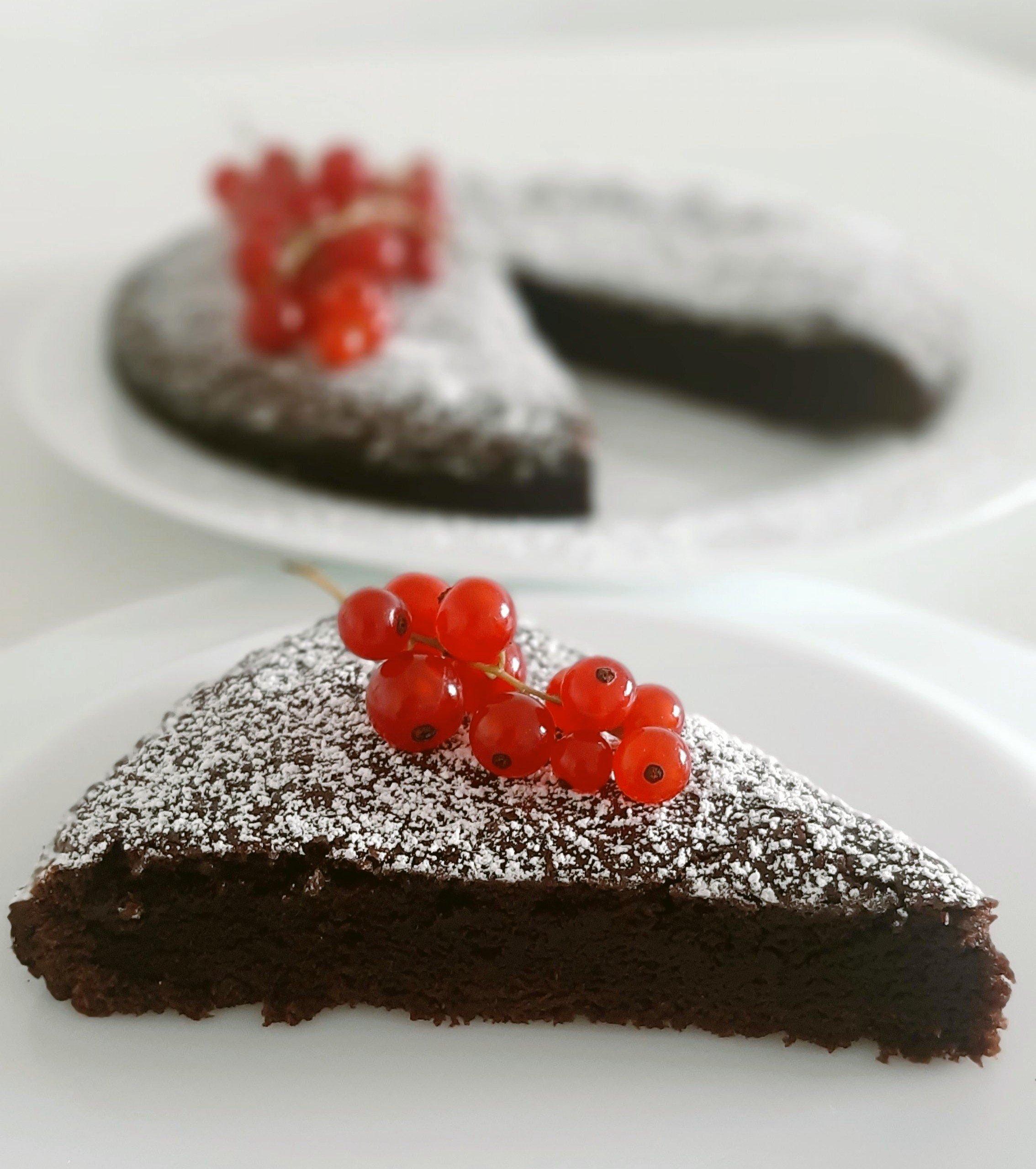 Swedish kladdkaka chocolate cake