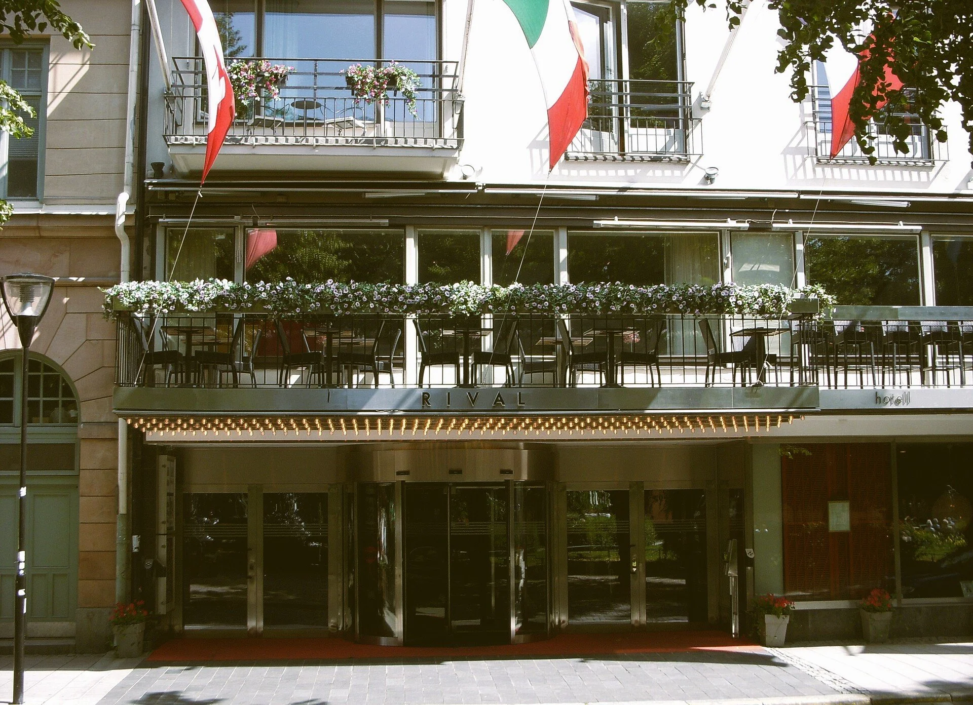 Hotel Rival facade on Mariatorget, Södermalm, Stockholm