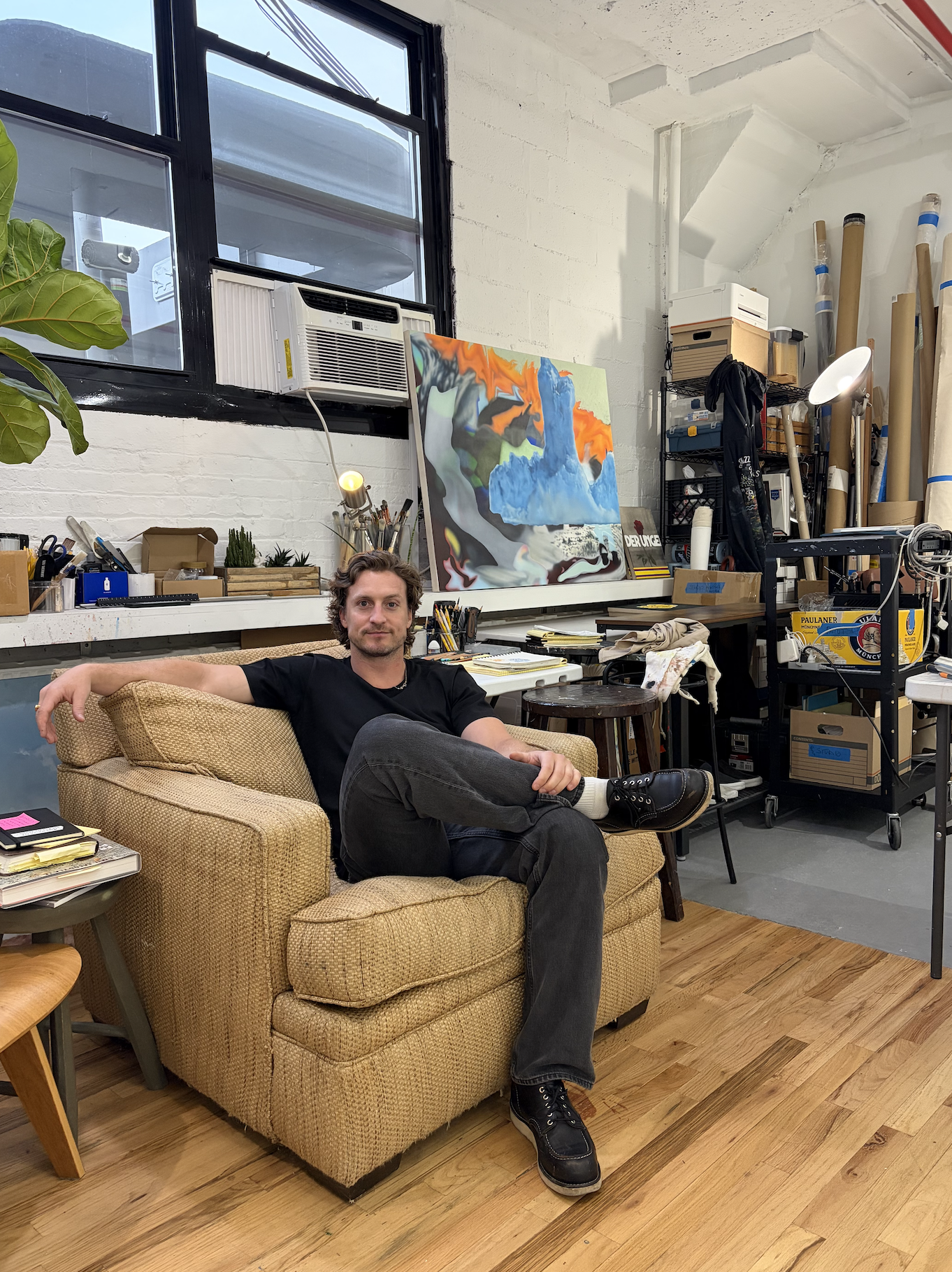 Kyle O'Malley in His Studio, 2026