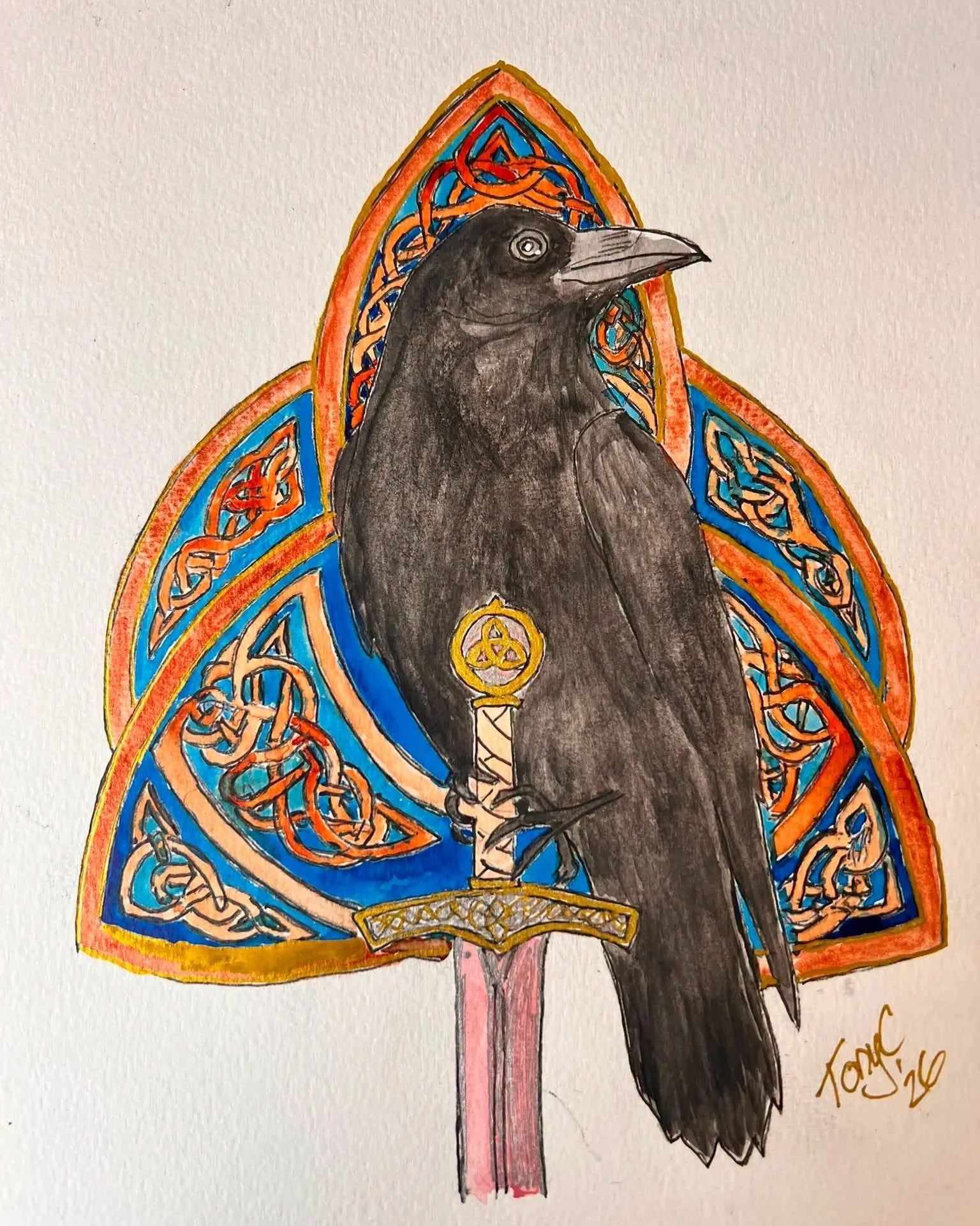 The Crow, Sword &amp; Trinity Knot