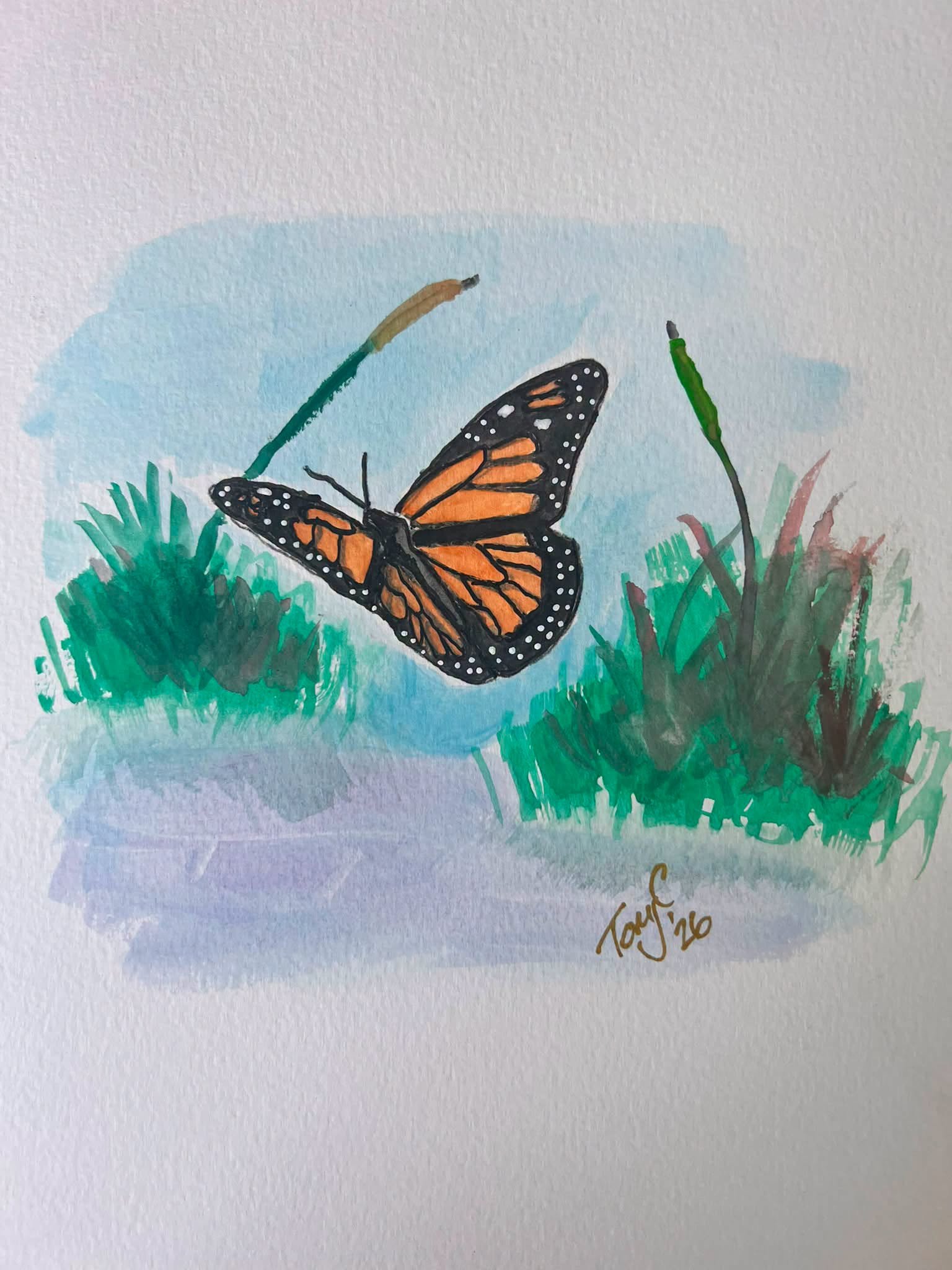 Monarch in Flight