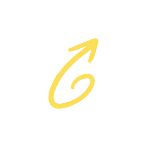 a yellow curled arrow