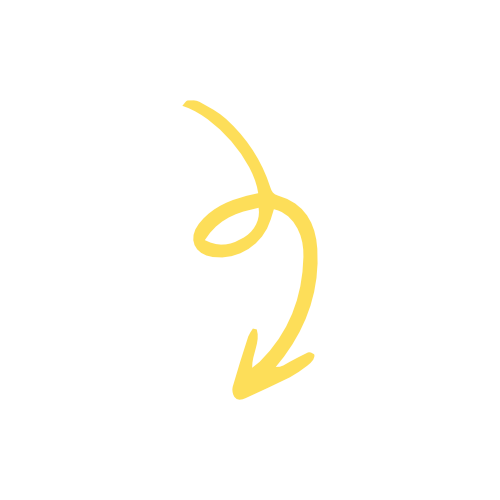 a yellow curved arrow