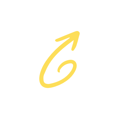 Gold-colored arrow curling