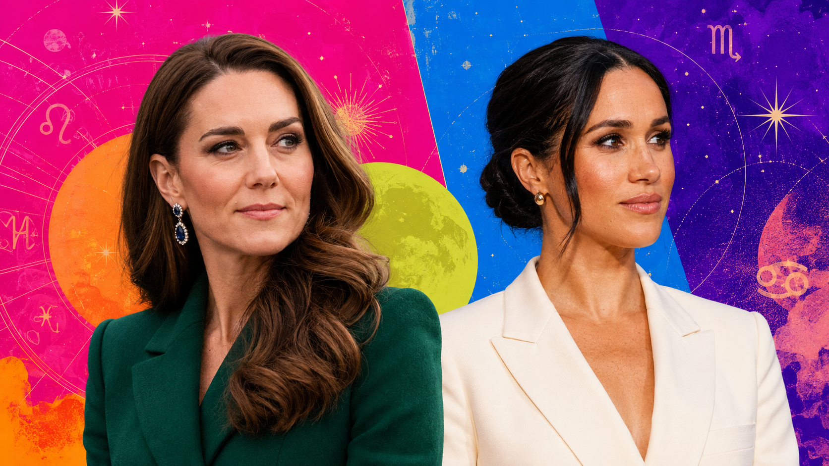 Written in the Stars: The Synastry of Kate Middleton and Meghan Markle, Two Women Inside the Royal Frame