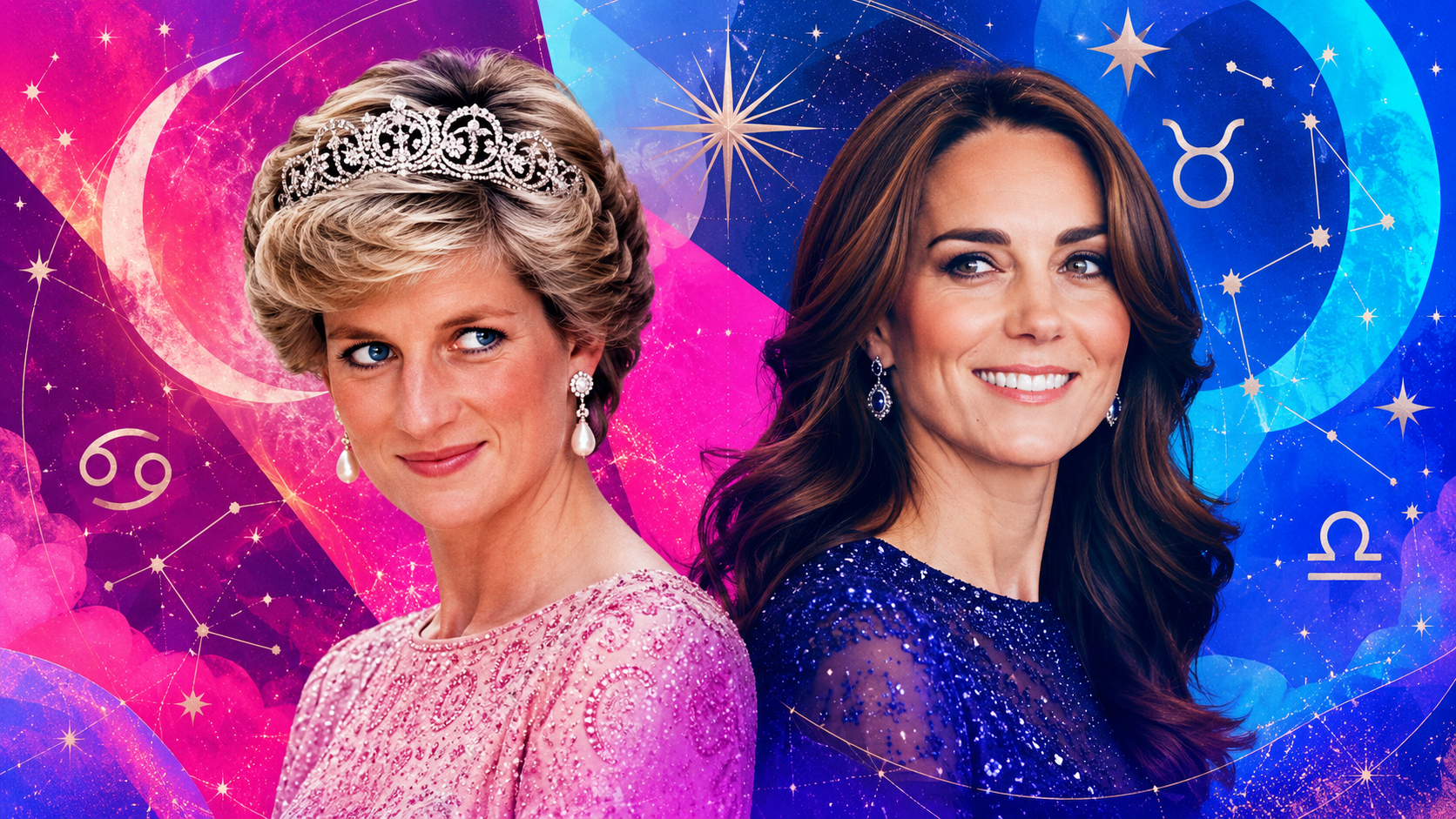 Written in the Stars: The Synastry of Princess Diana and Kate Middleton, the Woman and the Inheritance