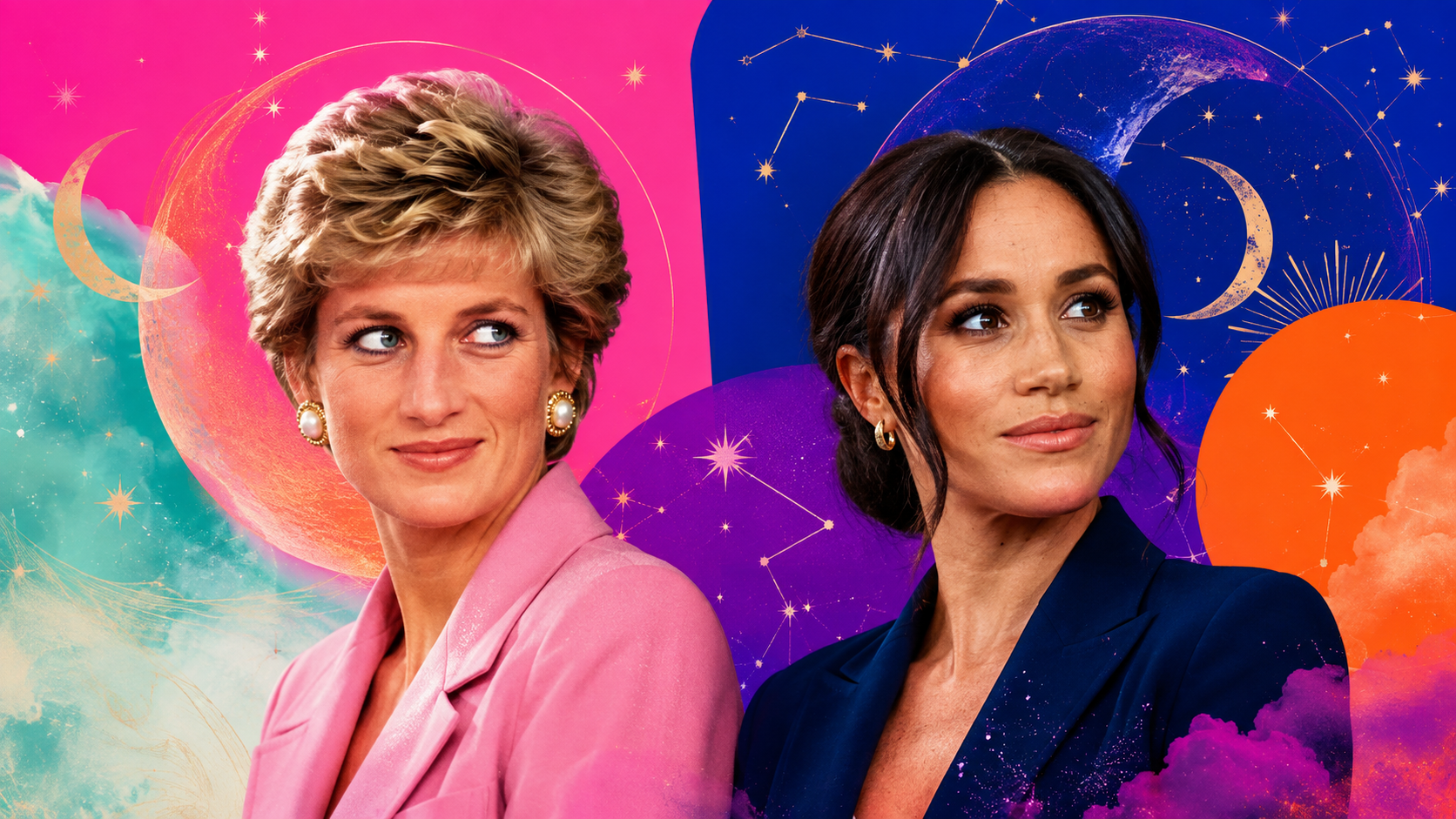 Written in the Stars: The Synastry of Princess Diana and Meghan Markle, the Icon and the Author