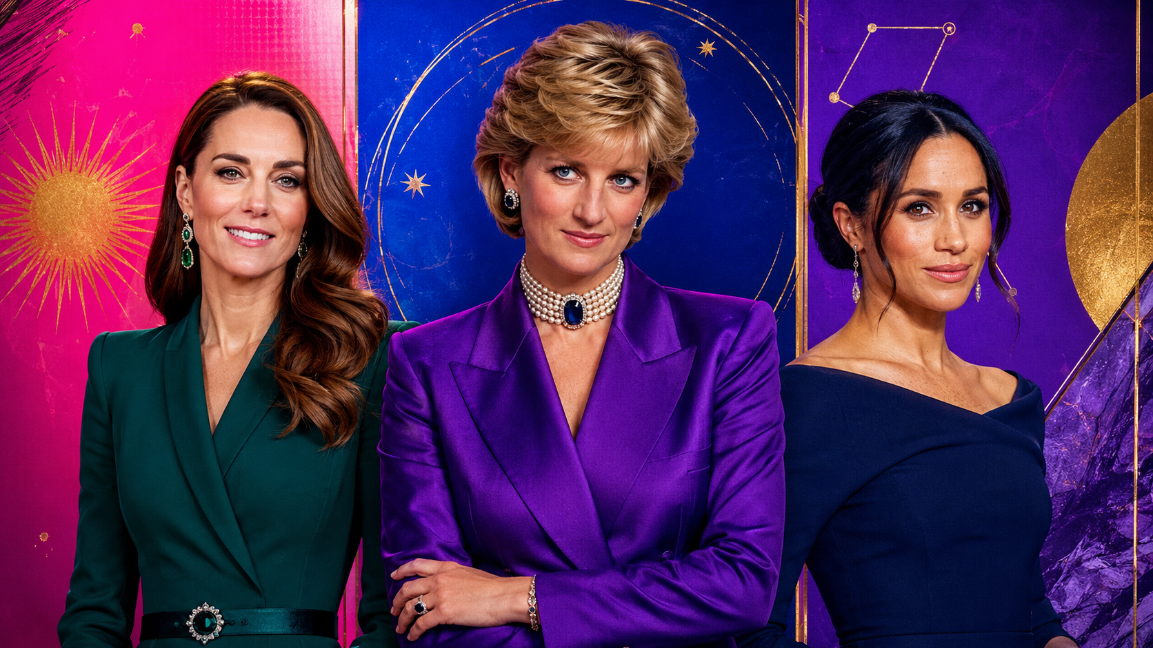 Written in the Stars: Princess Diana, Kate Middleton and Meghan Markle, the Image, the Frame and the Voice