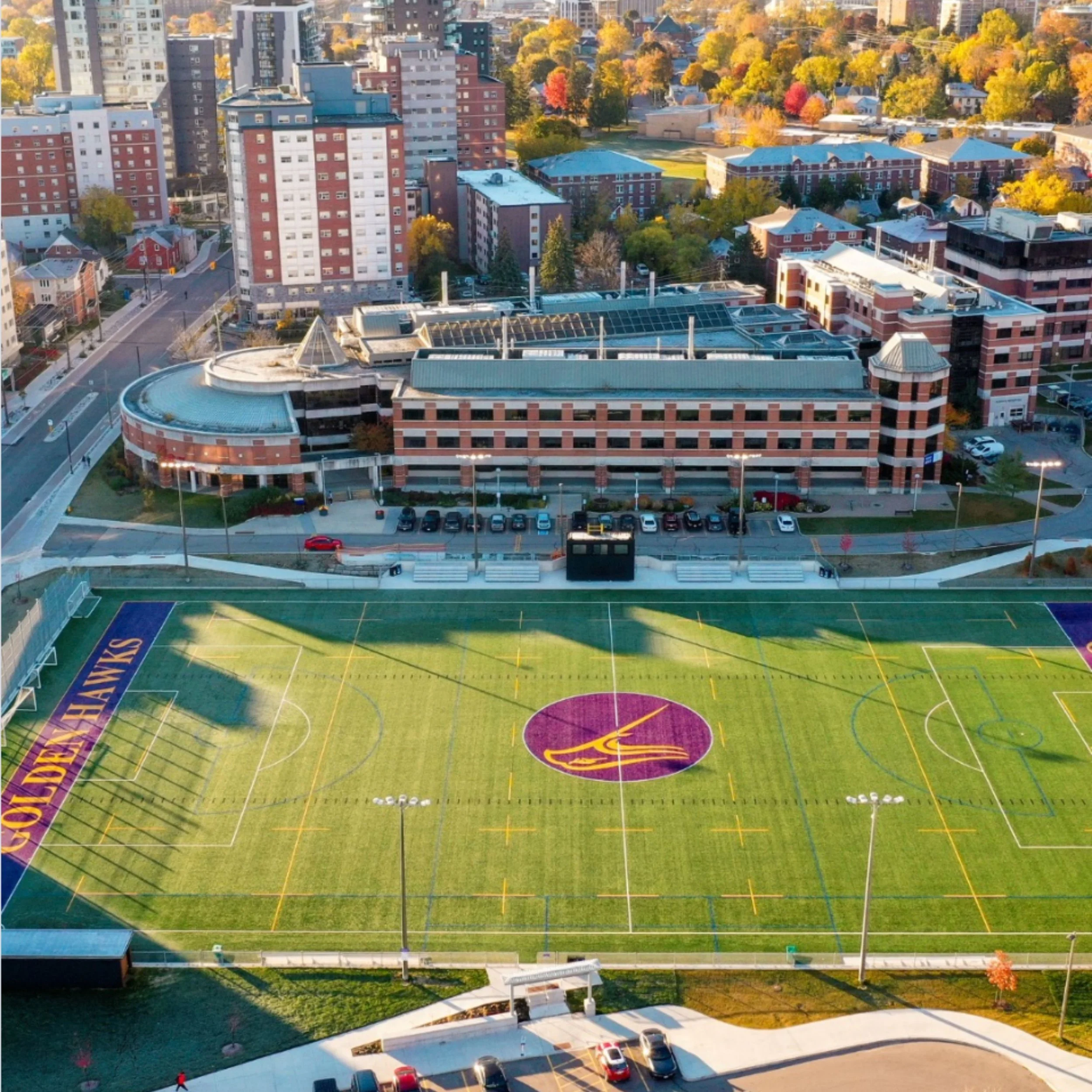 Laurier University Alumni Field Artificial Turf Construction