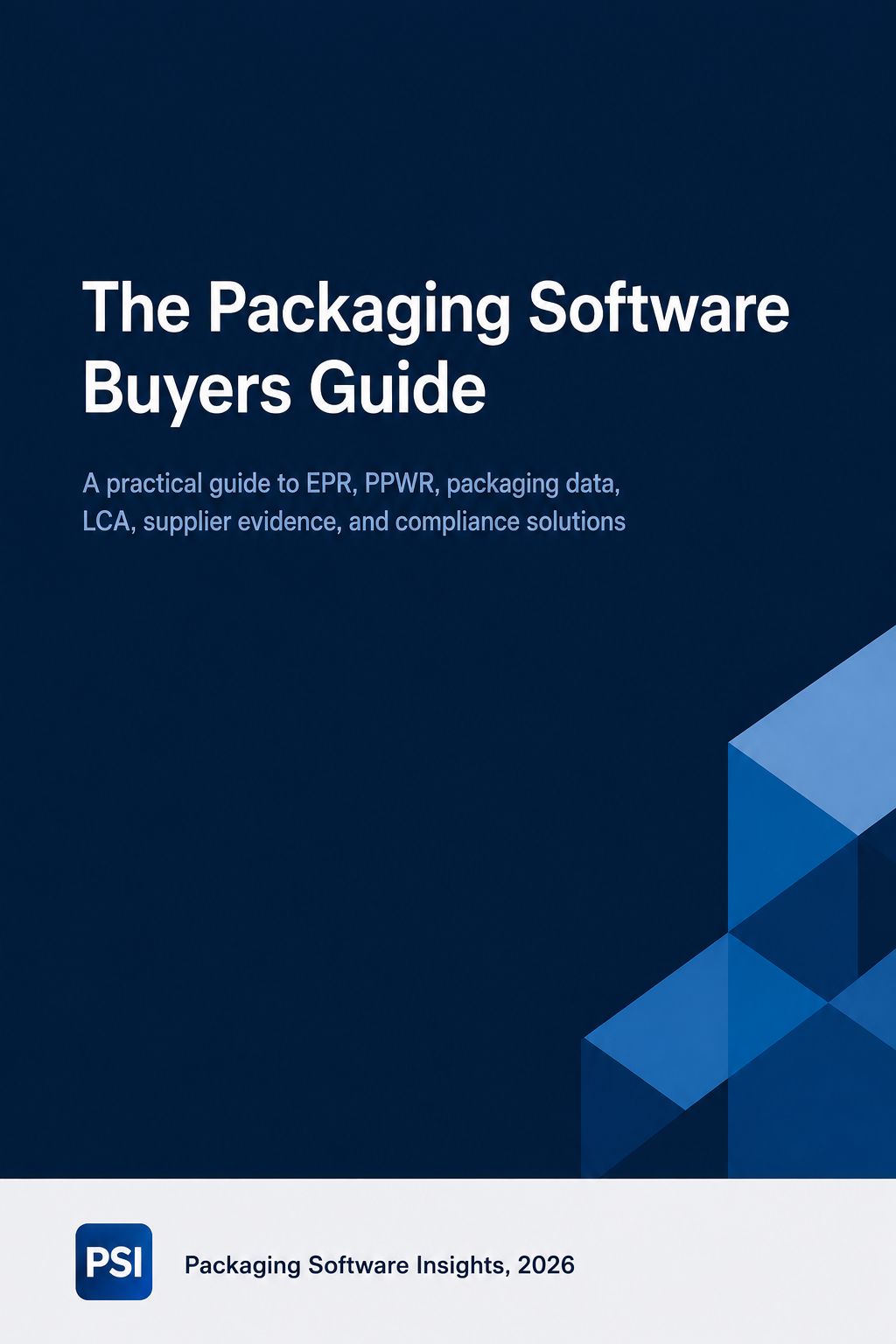 Cover of The Packaging Software Buyers Guide.