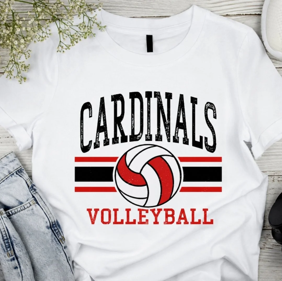 Cardinals Volleyball Tee