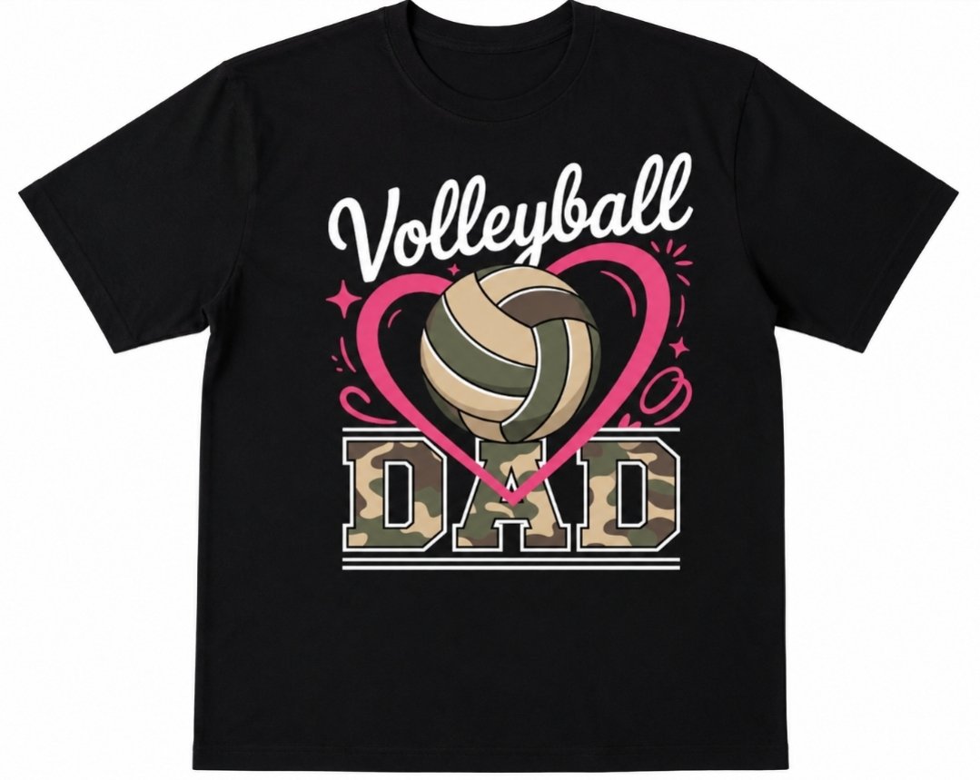 Volleyball Dad Camo