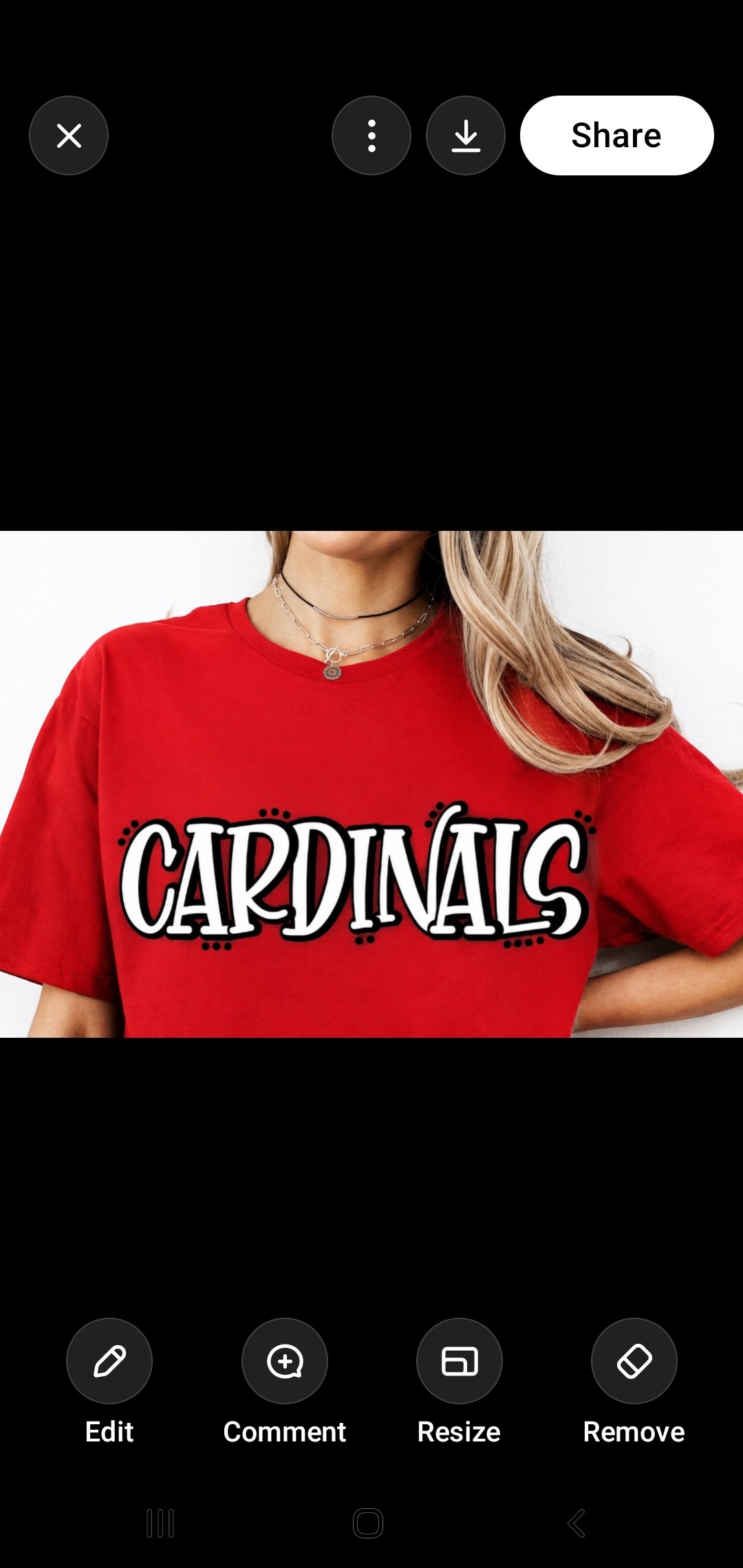 Cardinals  Fun Font Tee