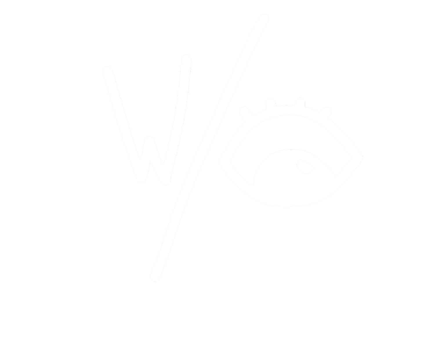 with an eye