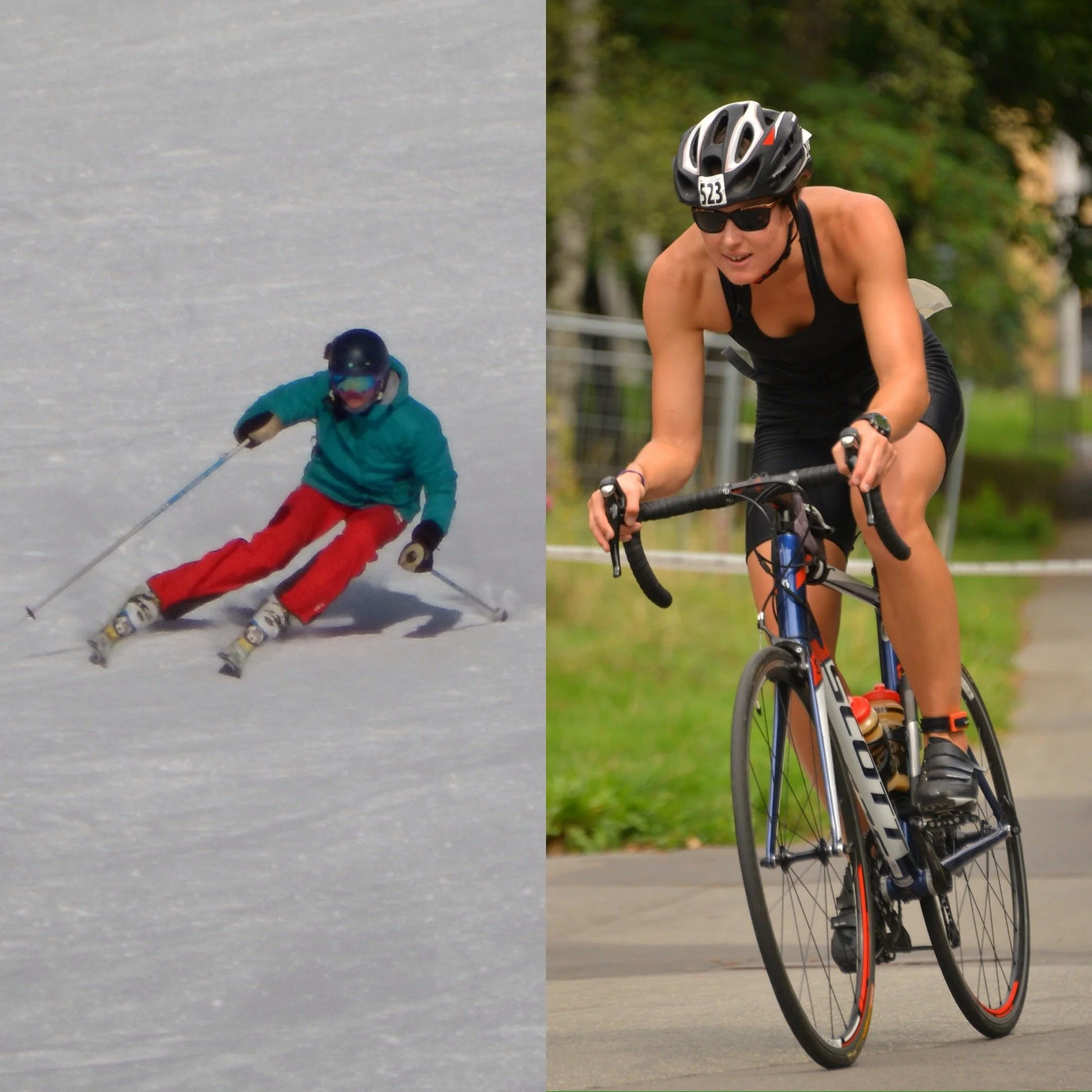 Skiing : 'it's like riding a bike'