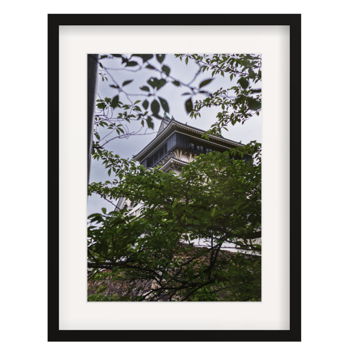 Kokura Castle Through the Trees