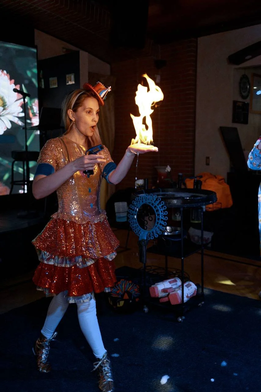 Fire Lady show event birthday party