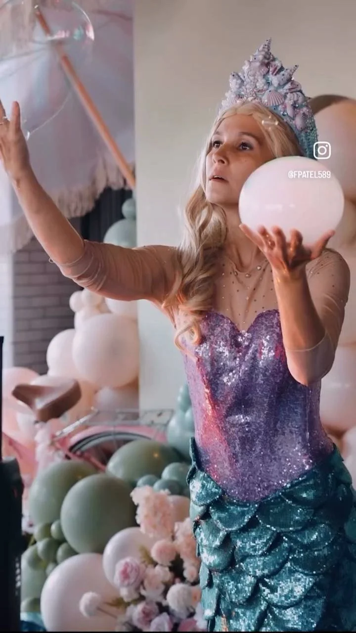 Mermaid kids toddlers birthday party characters new york