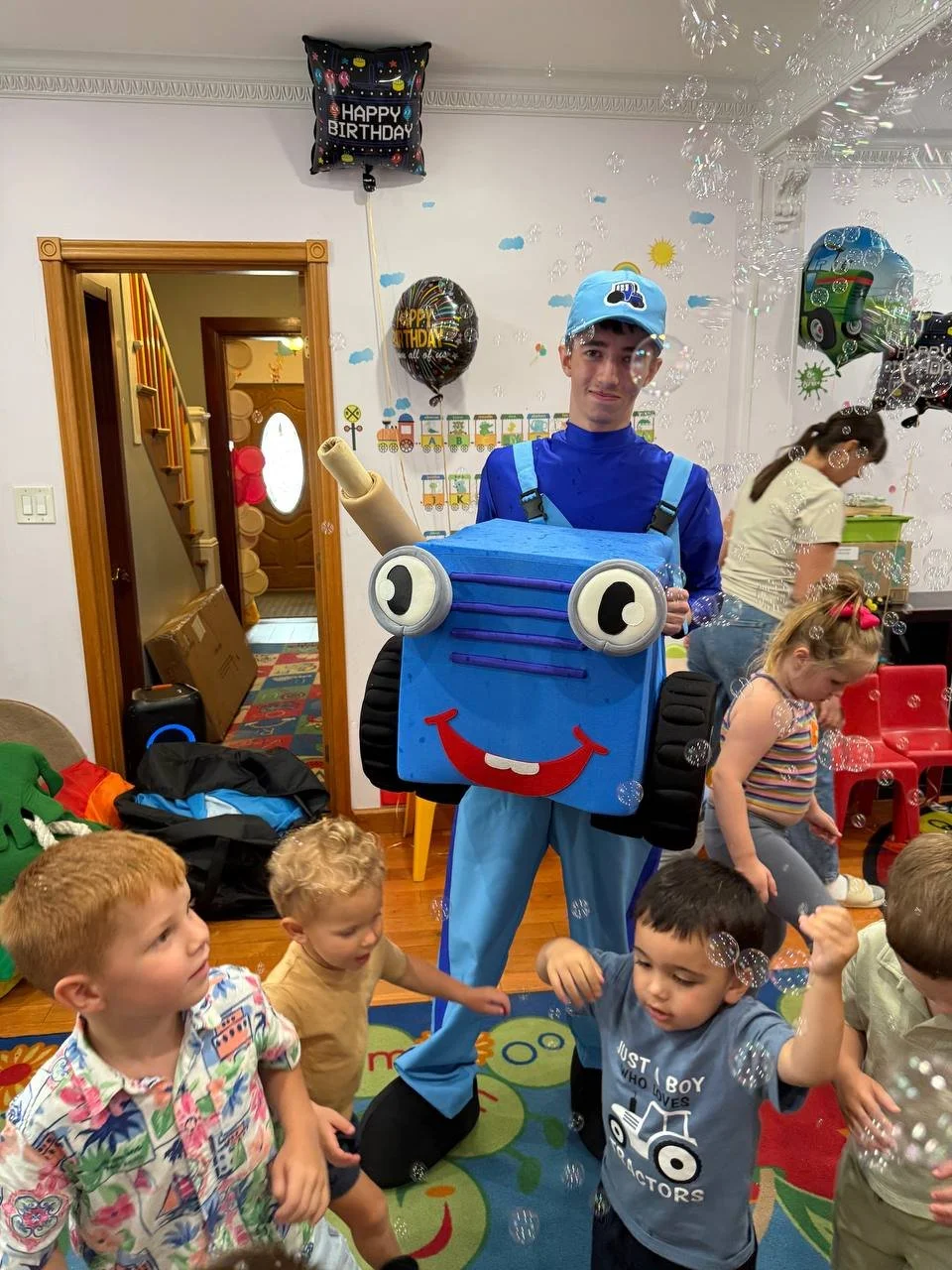 Blue Tractor kids toddlers birthday party characters new york