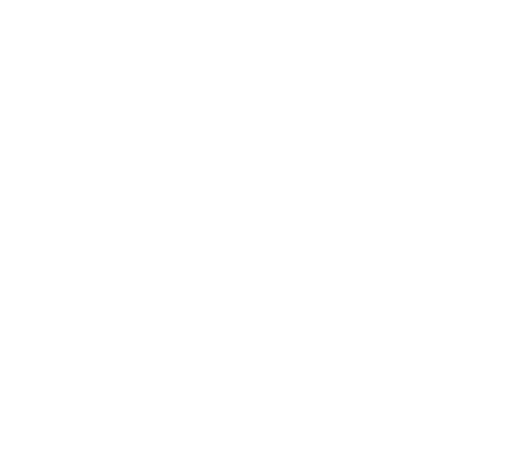 A white heart shape with a small black cutout at the top center, resembling a simple, stylized heart.