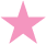 Pink star-shaped ornament or decoration.