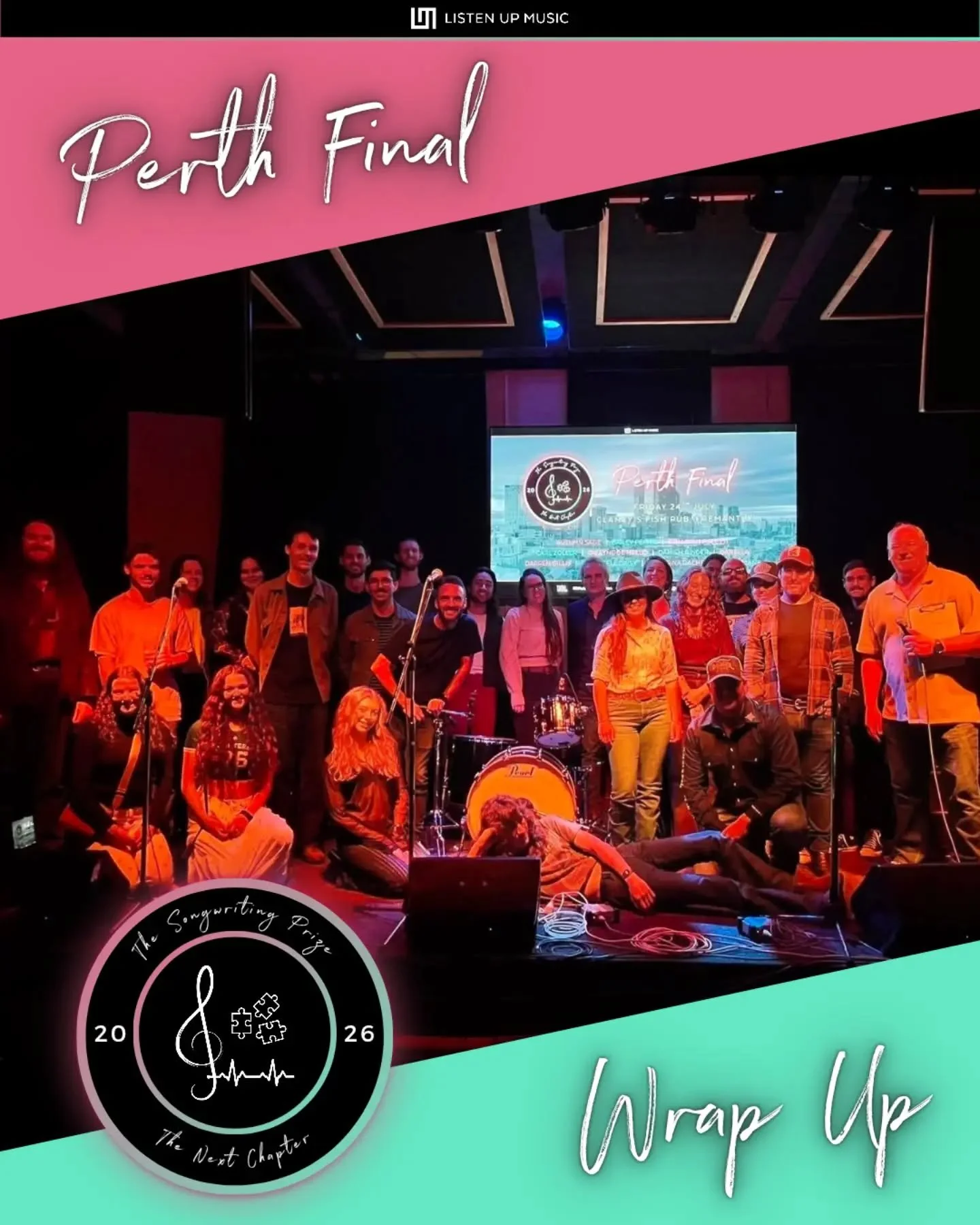✨ TSP Perth Final Wrap Up - What a night in Fremantle ✨

The 2026 Perth Final was an unbelievable celebration of community spirit, vulnerability, and world-class West Australian songwriting. Launching our brand-new regional format at the iconic @clan