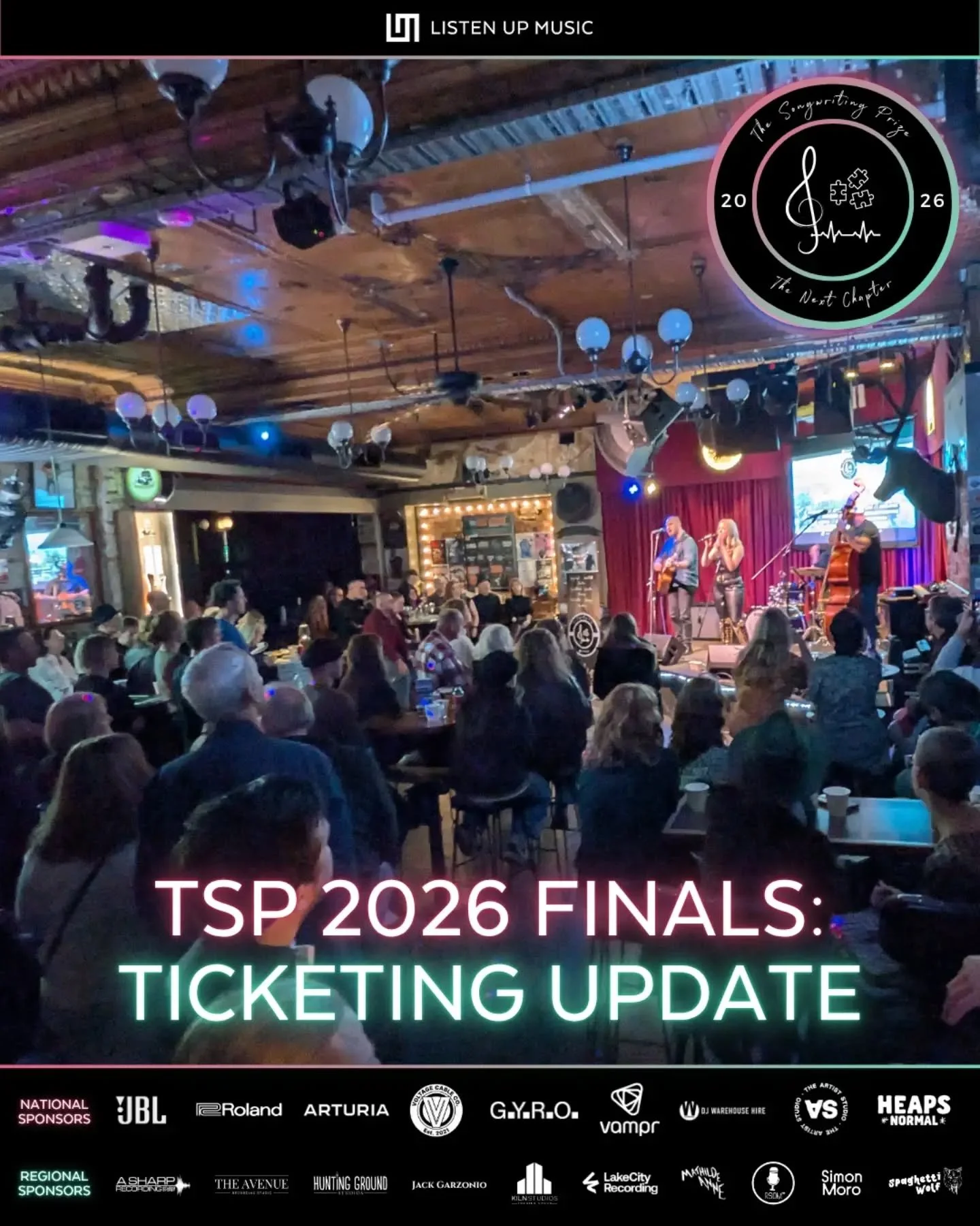 We&rsquo;d love to say that tickets are flying out the door for all of our Regional Finals... but that wouldn&rsquo;t entirely be true.

Last year, hundreds of you came out to support live music across Australia. This year? Things are moving a little