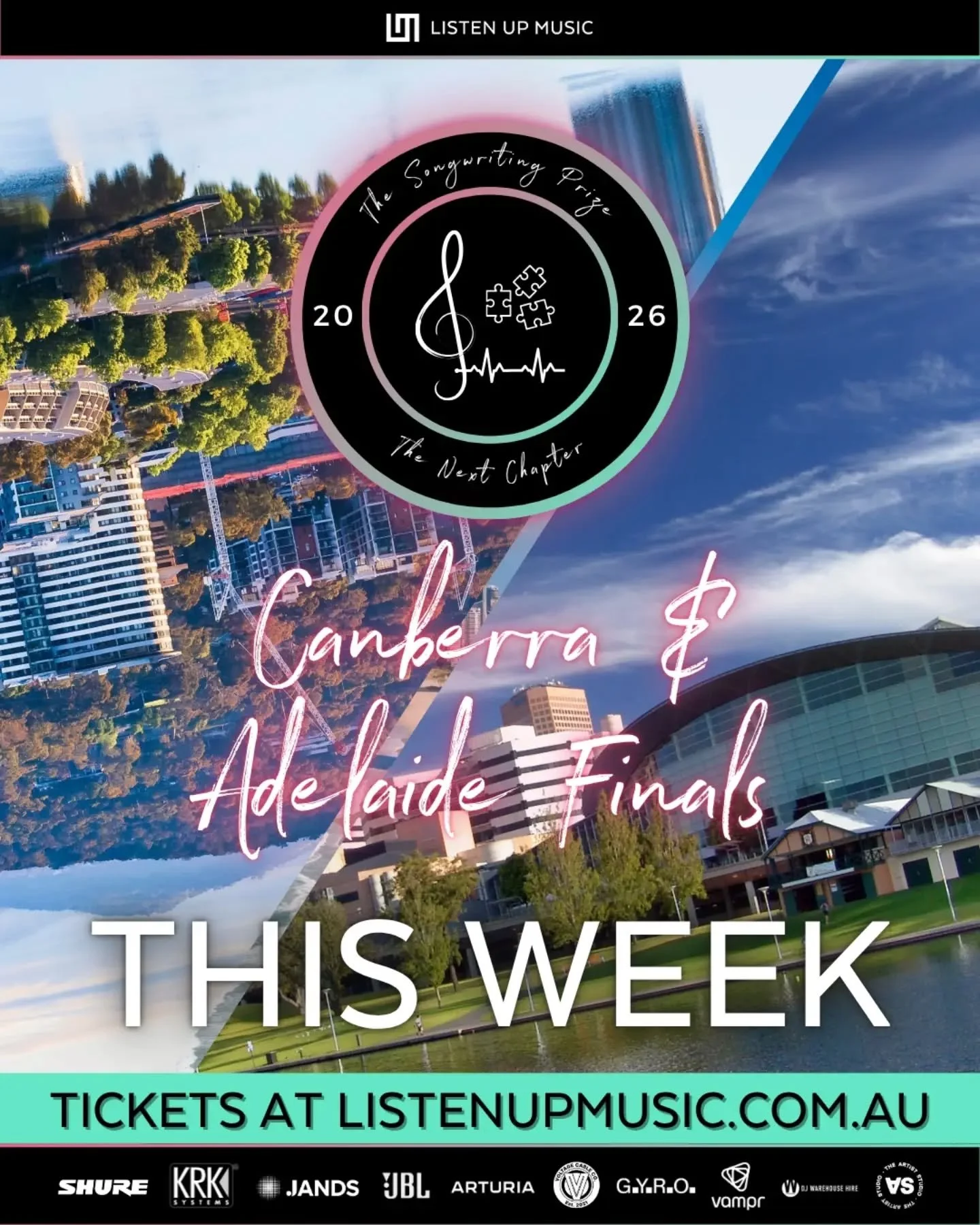It's the start of the final stretch and, after patiently waiting, our Canberra and Adelaide Finalists are chomping at the bit to perform for you!

Canberra is up first @ganggangcafe on Wednesday 
Adelaide follows closely behind @rhinoroomsa on Saturd