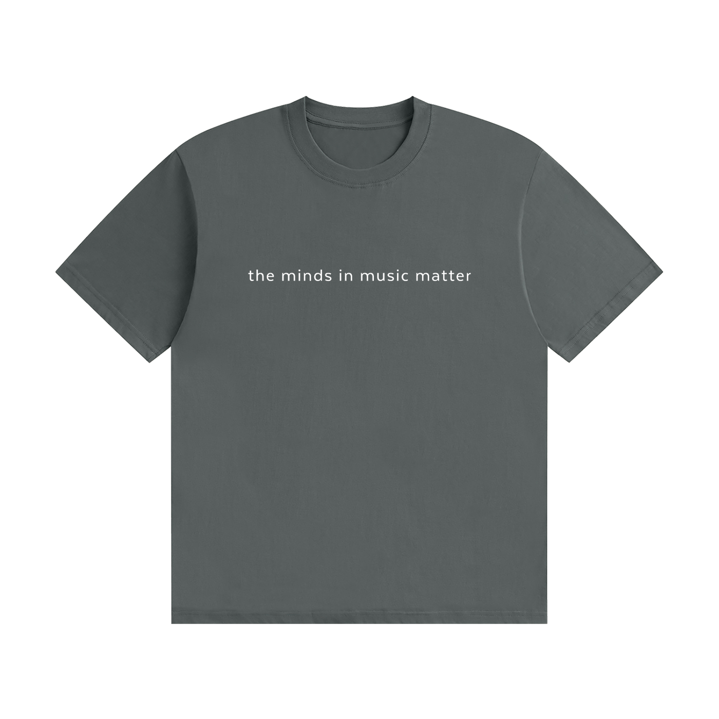 White Text, Unisex Seamless Cotton T-Shirt - 8 colours, 6 sizes
