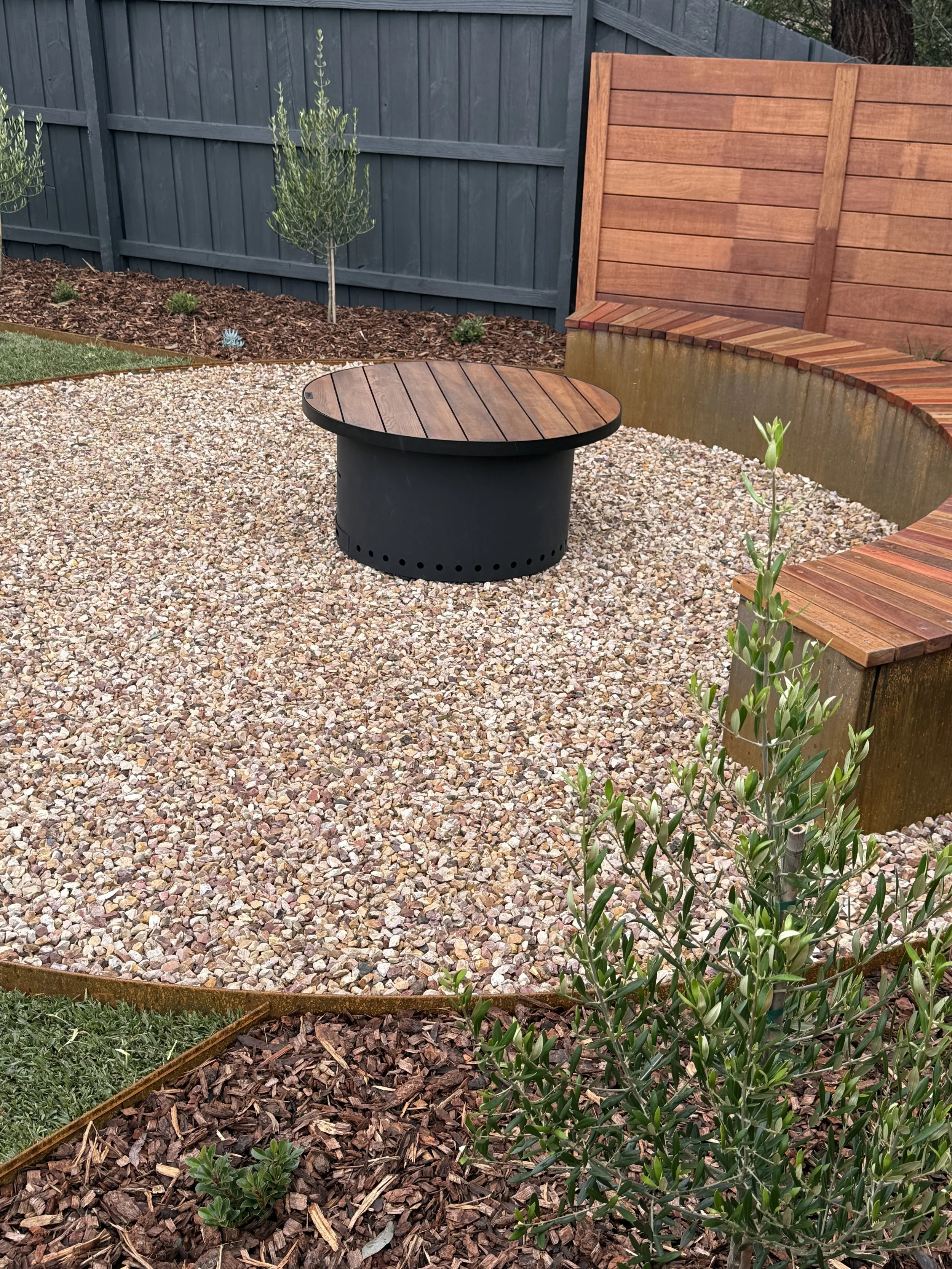 Firepit Zone in Mornington