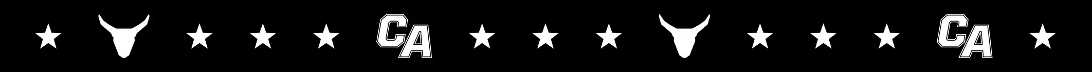 A black baseball cap with a California bear logo and letter 'CA' patches, decorated with white stars.