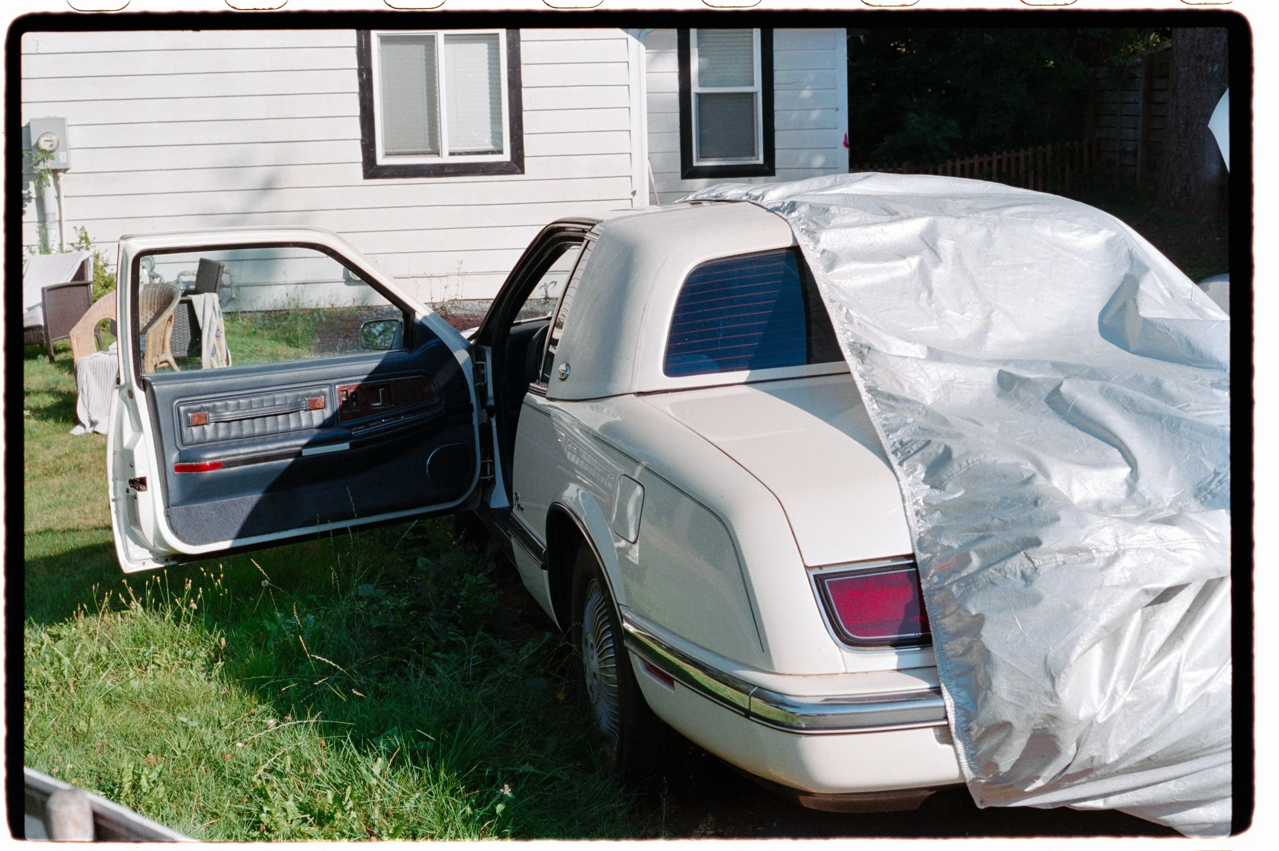 A Retro Car in Fort Langley, captured by Nikon F90X with AF 50mm f1.8, Kodak Kodacolor 200