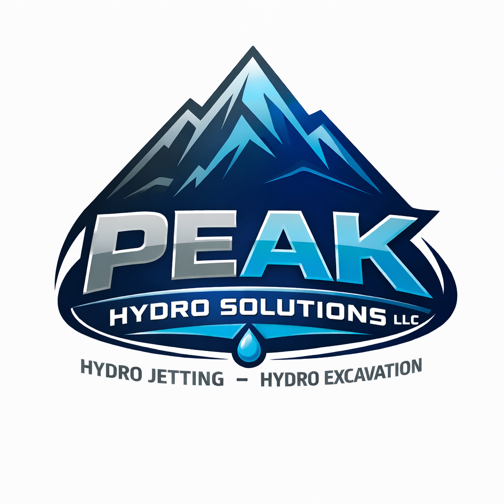 Logo for Peak Hydro Solutions LLC featuring a stylized mountain, water droplet, and text