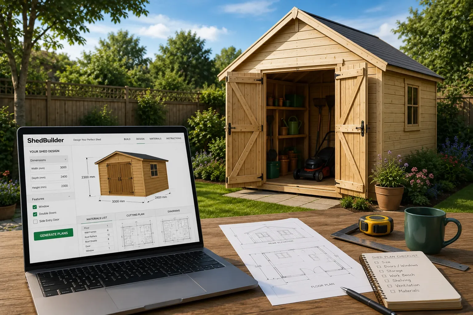 Design the Perfect Garden Shed