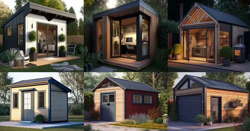 modern designs for sheds