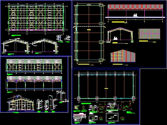 shed building plans with detailed construction drawings